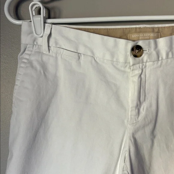 BANANA REPUBLIC Women’s Ankle City Chino Khaki Pants - Picture 2 of 6